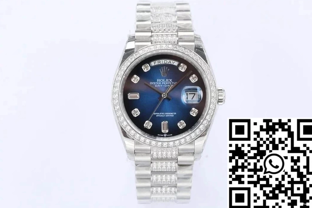 Diamond M128349RBR-0016 Bezel Factory Day EW Rolex Date 1009